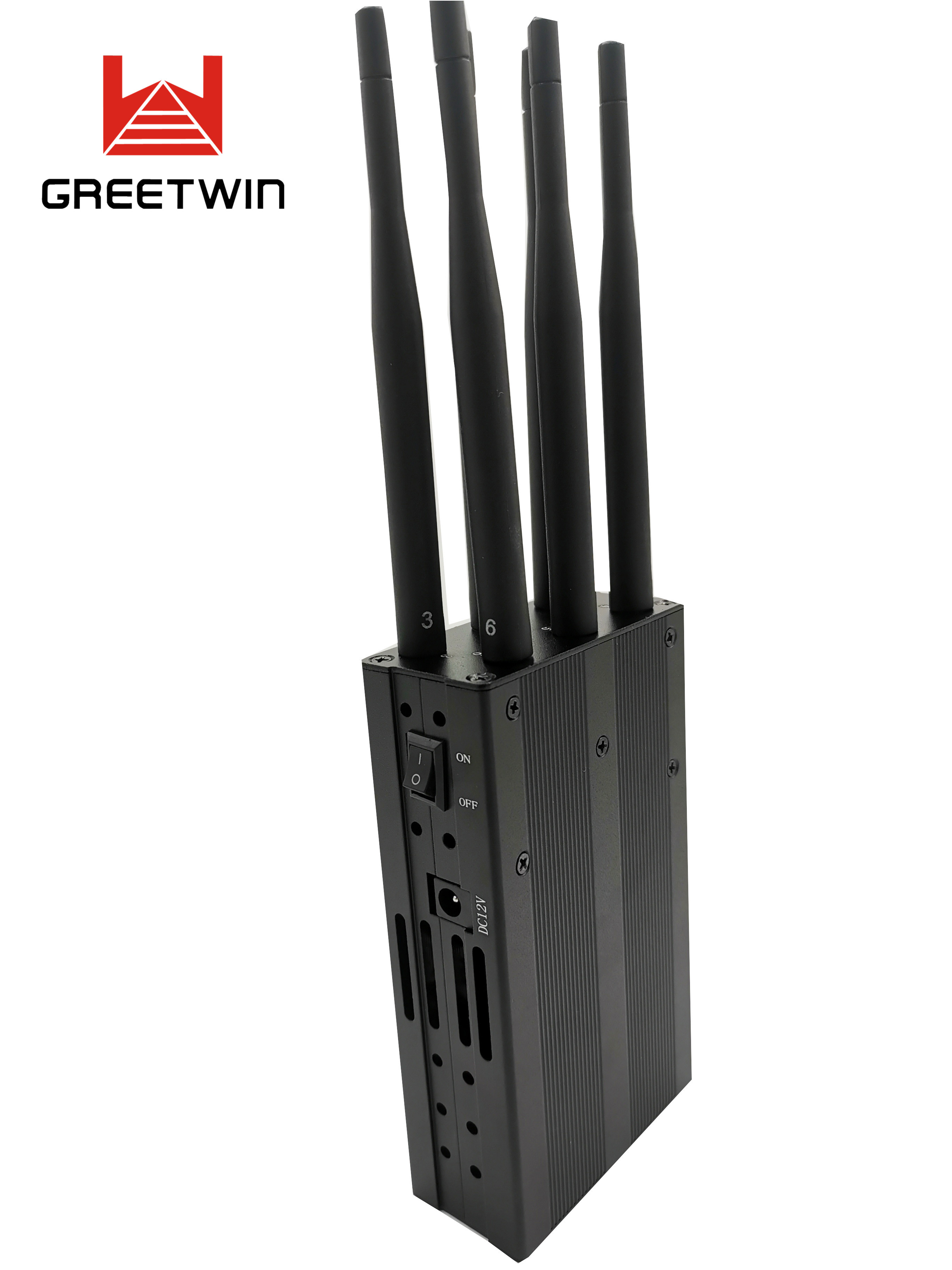 Emisión portátil negra del teléfono móvil de la comunicación del poder más elevado 3G 4G LTE de seis antenas