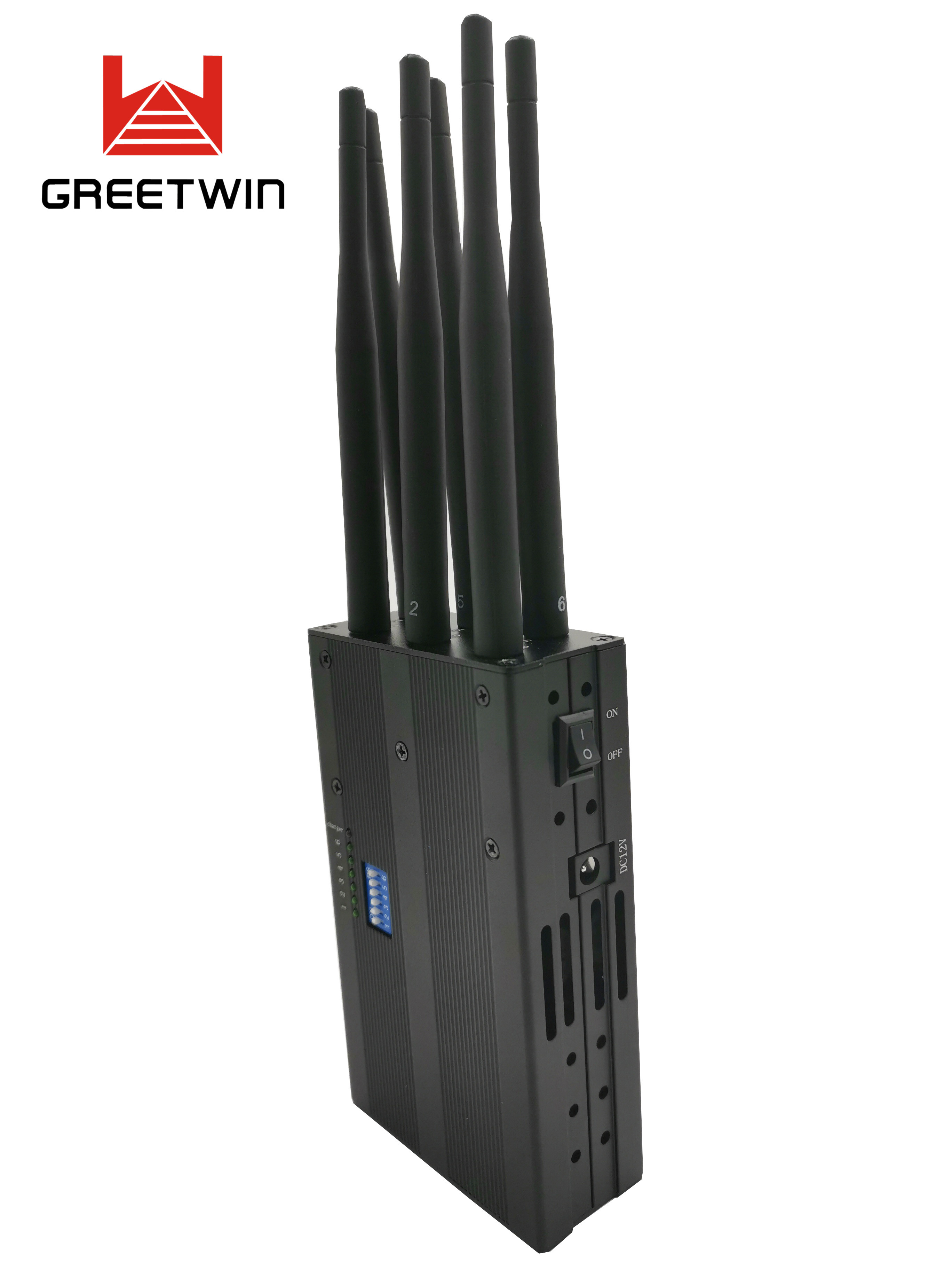 Emisión portátil negra del teléfono móvil de la comunicación del poder más elevado 3G 4G LTE de seis antenas