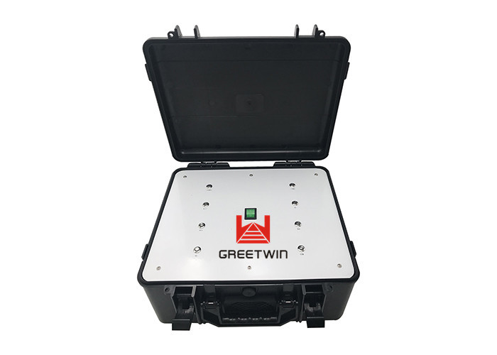 8 canales GPS, Lojack, 2G, 3G, 4G, WIFI, control Romote portátil Jammer de prisión