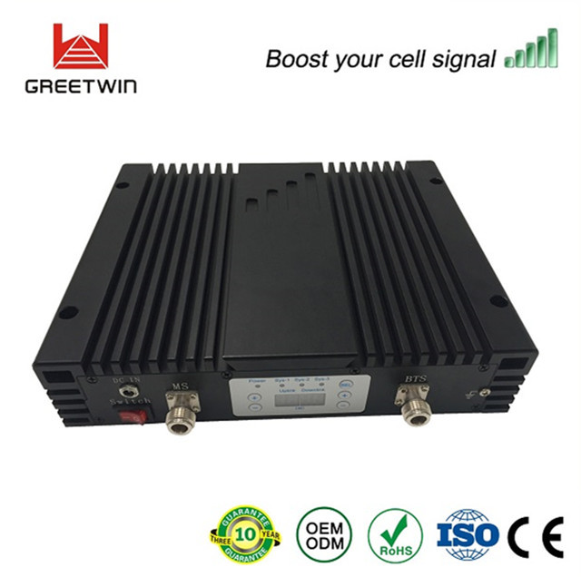 Amplificador de señal de teléfono celular repetidor de doble banda EGSM DCS1800Mhz con ALC