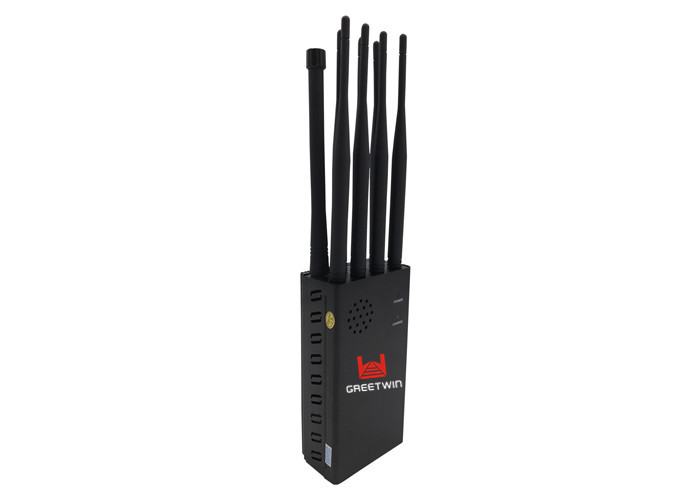 Dispositivo de bloqueo del teléfono celular de 8 antenas, emisión portátil de la señal con la antena de alta ganancia 3dBi