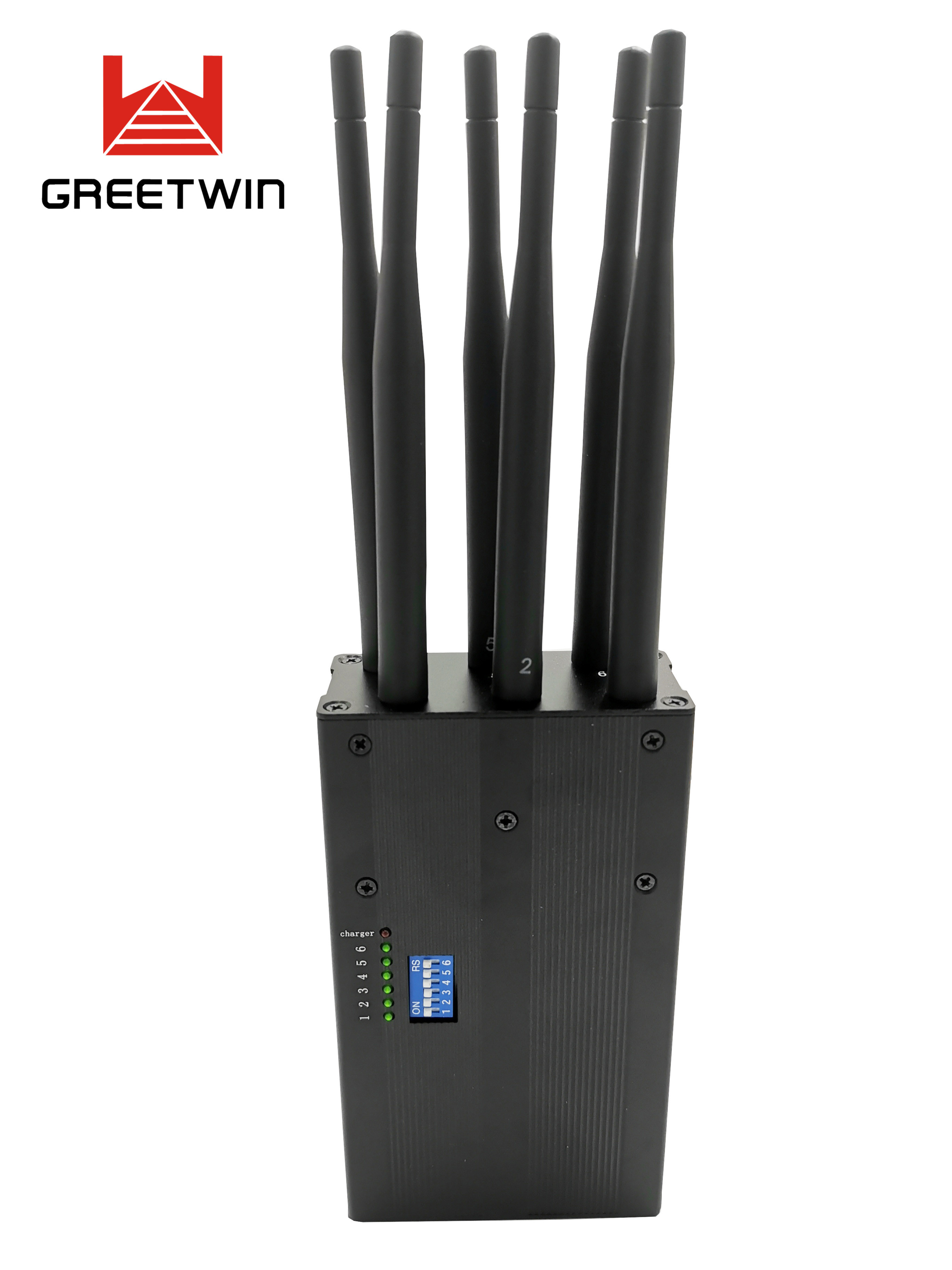 Emisión portátil negra del teléfono móvil de la comunicación del poder más elevado 3G 4G LTE de seis antenas
