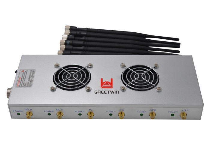 Bloqueador de la señal de Bluetooth del Wi-Fi del teléfono móvil del poder más elevado 2G 3G 4G para la biblioteca