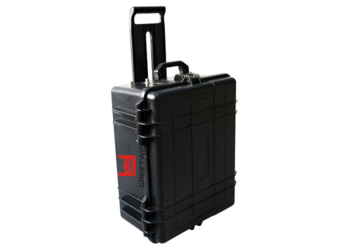 Emisión táctica de red WiFi VHF 135 - 174 MHz UHF 400 - 470 MHz Tipo de caja