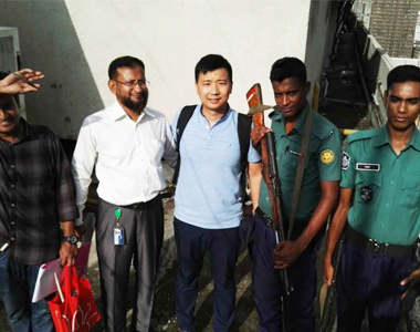 Instale bloqueador IED VIP de 20-6000 MHz en la policía metropolitana de Dhaka