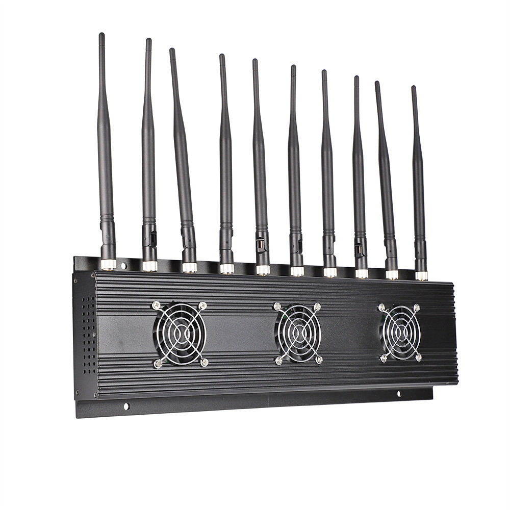 Frecuencias adaptables del bloqueador de la señal de la emisión 10w de la señal del teléfono celular de 8 bandas