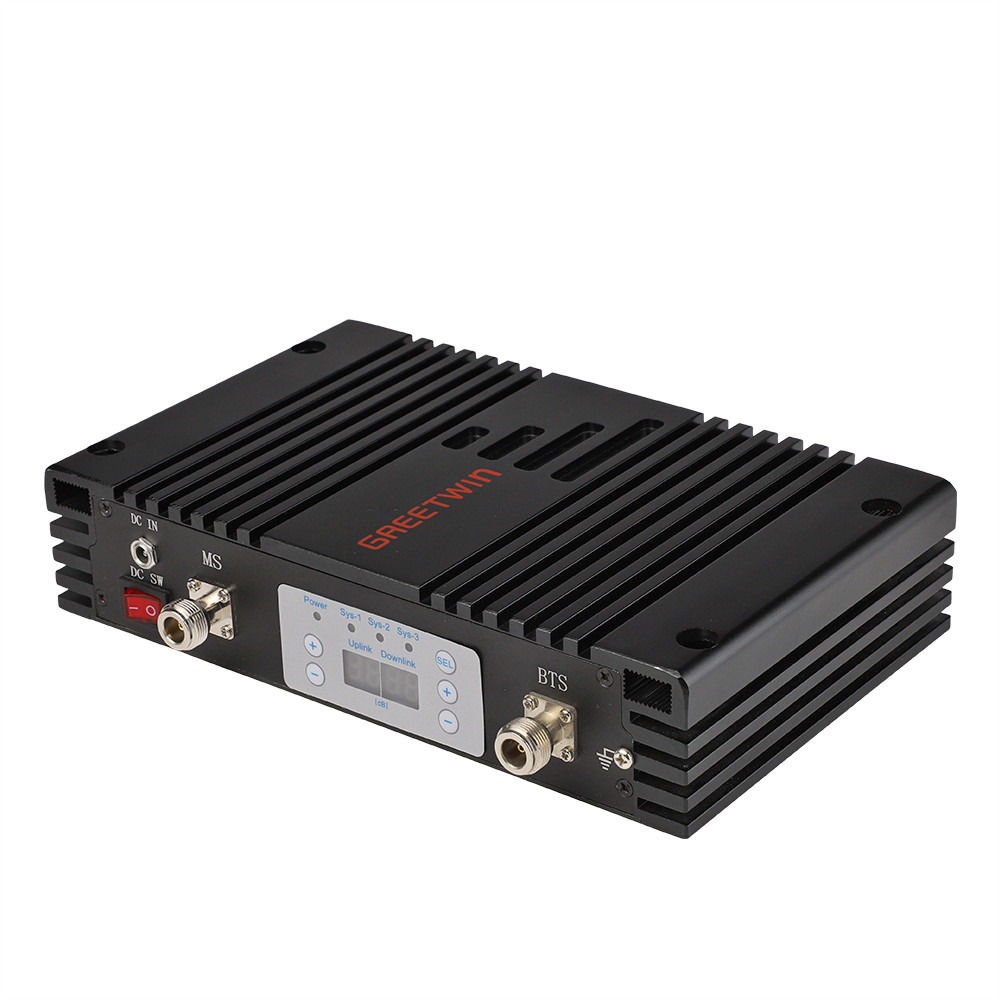 Amplificador tribanda 2G 3G 4G IP40 ALC VSWR del amplificador de red interior de 400 m²