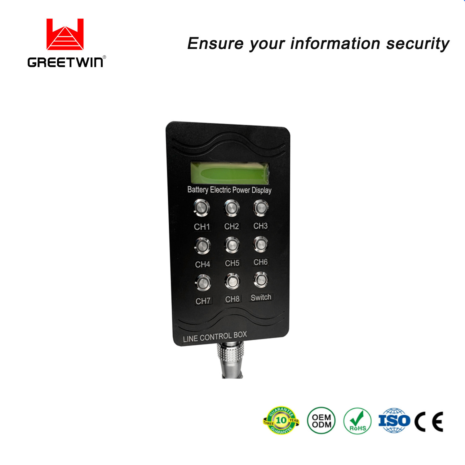 Bloqueador de señal de teléfono celular CDMA GSM 2.5dBi 8 antena Bluetooth RF Jammer