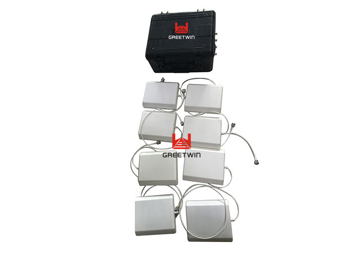 Sistema de enfriamiento de bandas múltiples GSM, WIFI, emisión de señal de teléfono de alta potencia ajustable
