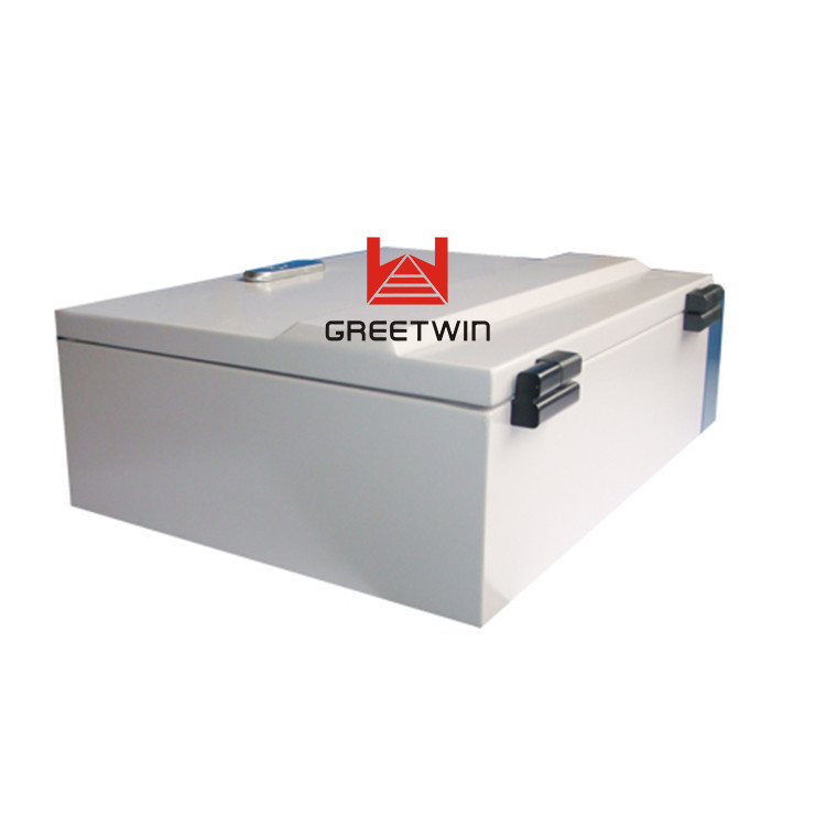 Amplificador de línea de alta potencia de doble banda 40dBm DCS1800MHz WCDMA2100MHz repetidor de señal de teléfono móvil para cobertura de 2000-3000m